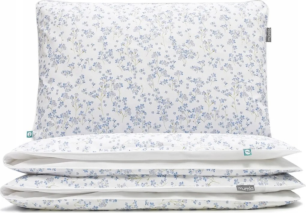 Nefelejcs ágyneműhuzat 140x200 cm 1x 60x50 cm Mumla