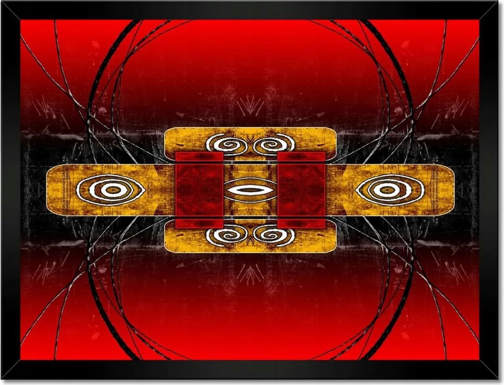 Poszterek keretben 40x30 Kör alakú fantázia