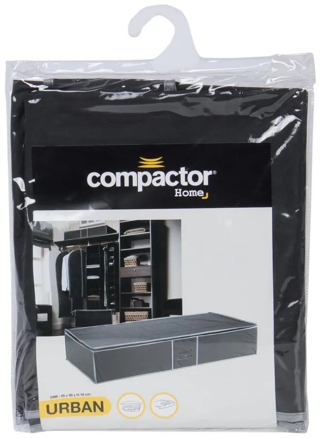 Fekete Underbed Box ágy alatti tárolódoboz - Compactor