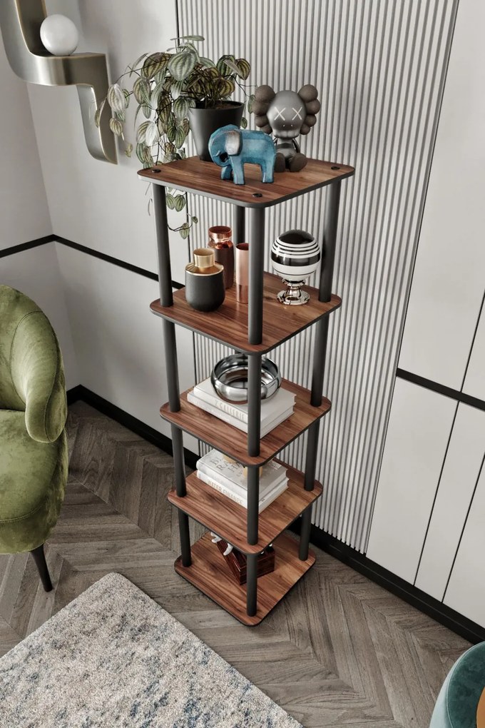 Bookcase könyvespolc, dió, 34 cm – TR282PTR1134