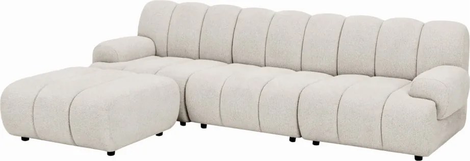 Taza 3,5 személyes kanapé, puffal, balos