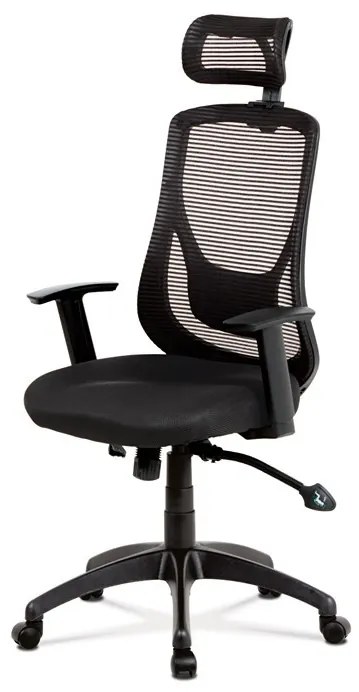 Fekete Hálós Irodai Szék, Szinkron Mechanikával. BK – KA-A186