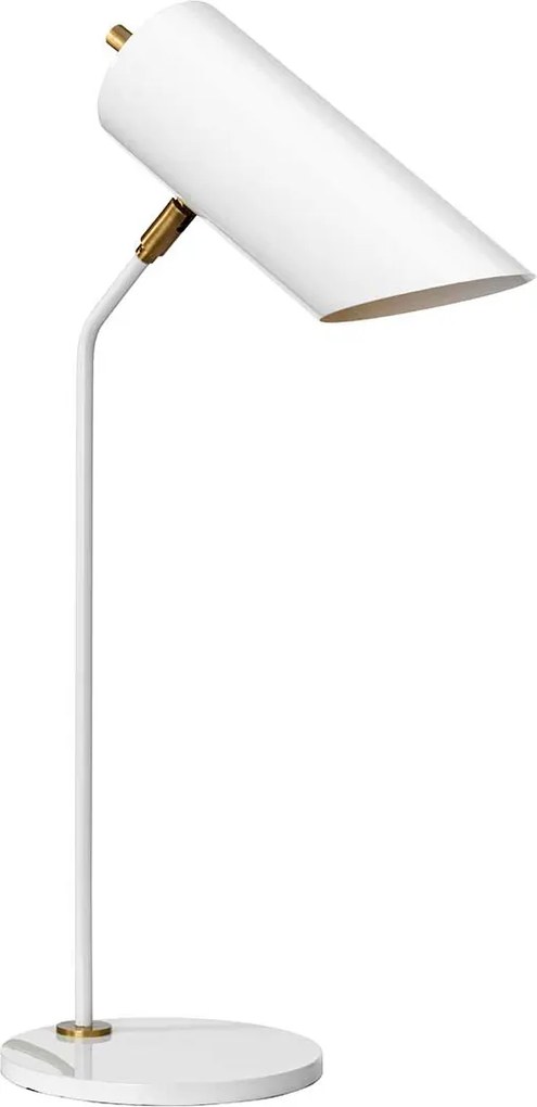 Elstead modern skandináv asztali lámpa quinto white fehér sárgaréz elsquinto-tl-wab
