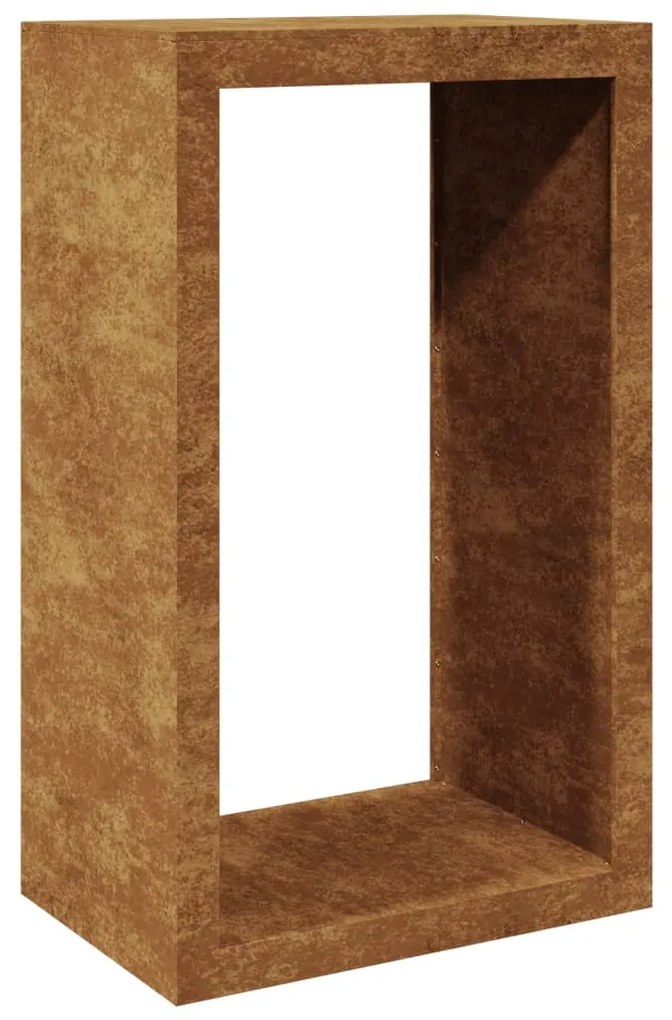 tűzifaállvány 60x40x100 cm időjárásálló acélból