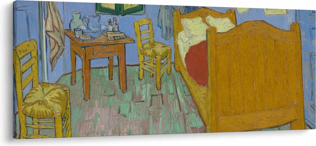 Kép - Vincent van Gogh, The Bedroom, reprodukciók (120x50 cm)