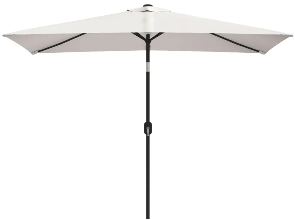 vidaXL szögletes homokfehér napernyő 200 x 300 cm