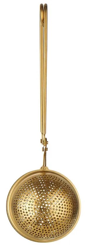 TEA PARTY teaszűrő csipesz, arany