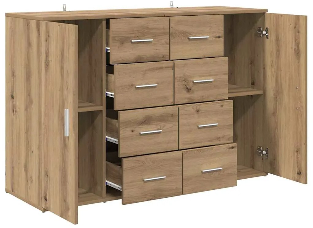 Oldalszekrények Corona 2 pcs Artisan tölgy 59 x 39 x 80 cm