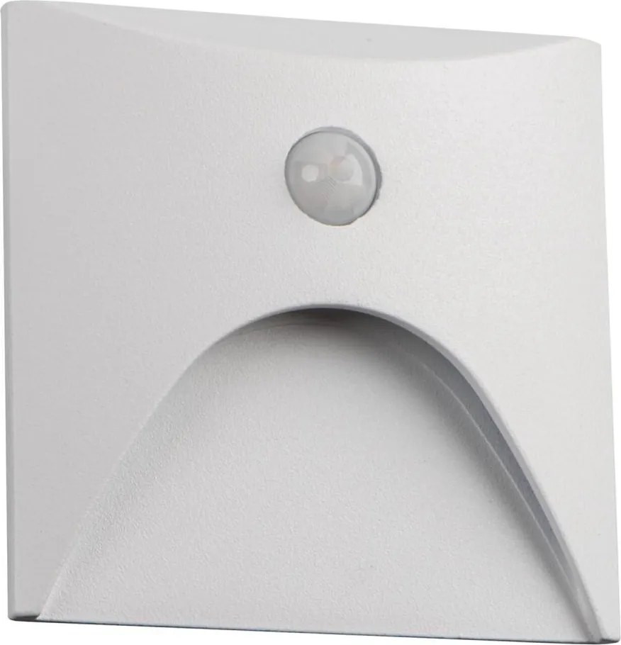 Kanlux 39129 - LED lépcsőlámpa érzékelővel EXIN 2,5W/230V 3000K IP65 fehér szögletes