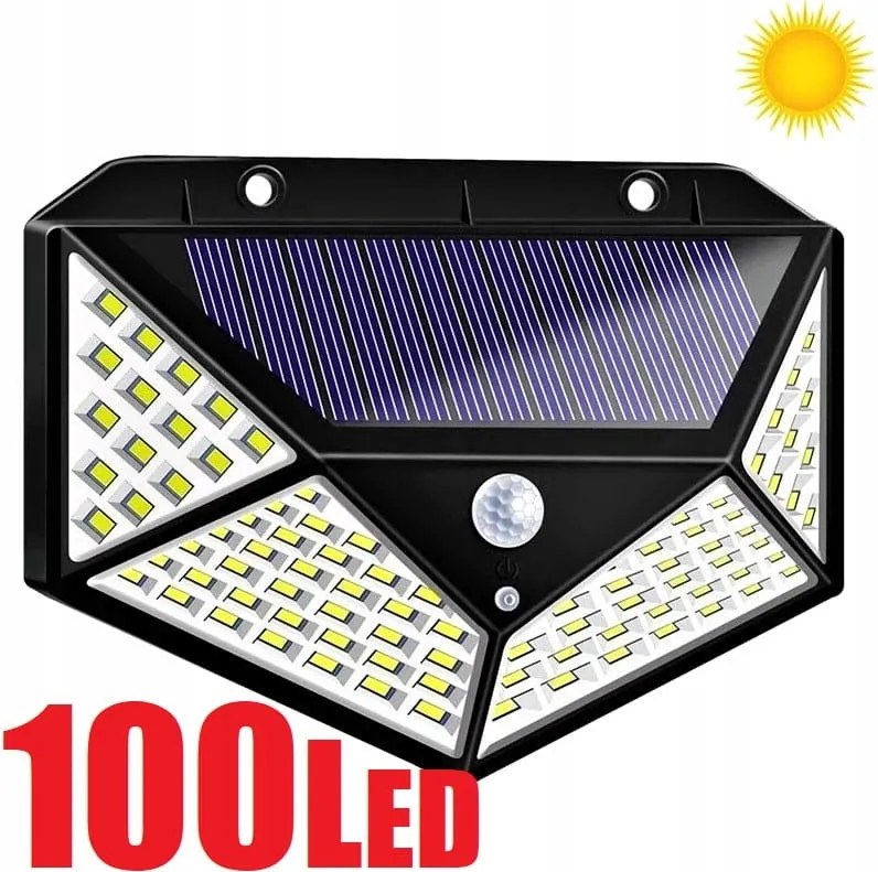 Napelemes lámpa 100 Led sírvilágítás mécses