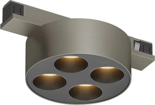DK/EU-5772-DN Shine Track light, GRILL 3000 series, D74*H28, LED, 48V DC, 6W, RA≥90, 3000K, IP20, dark nickel color, aluminum — DK/EU-5772-DN