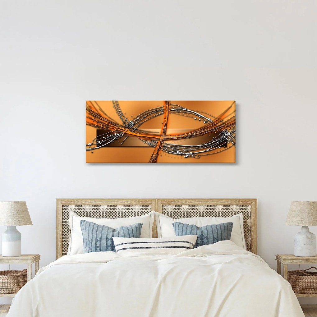 Absztrakt kép (120x50 cm)