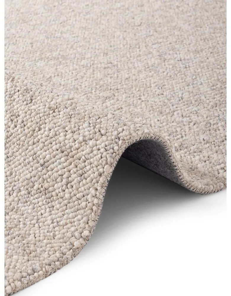 Szürke-krémszínű mosható szőnyeg 120x170 cm Rocco Dark Cream – Elle Decoration