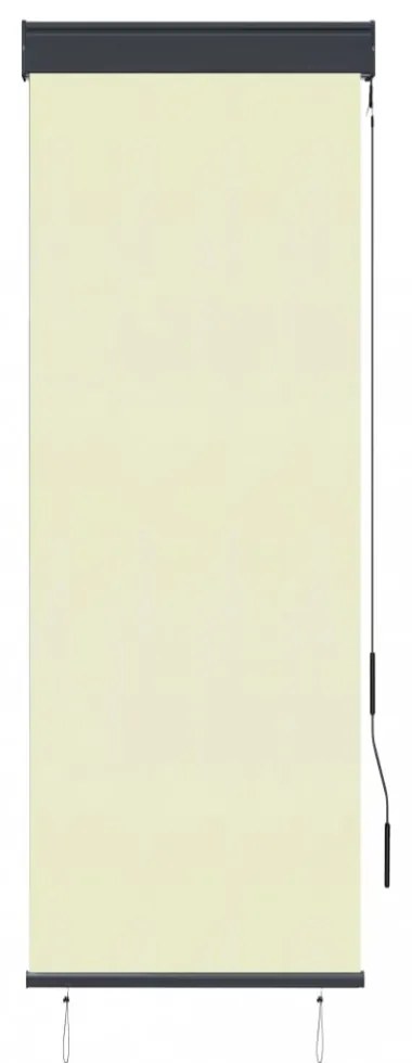 krémszínű kültéri roló 60 x 250 cm