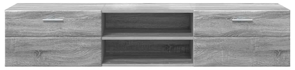 TV szekrény fiókkal Szürke sonoma 150 x 39 x 30 cm Faanyag