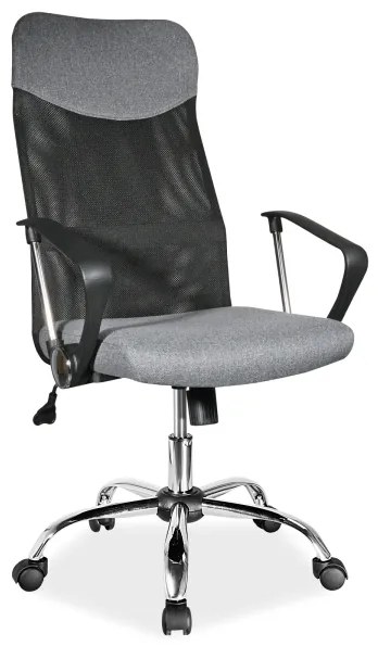 Irodai szék Q-025 szürke/fekete