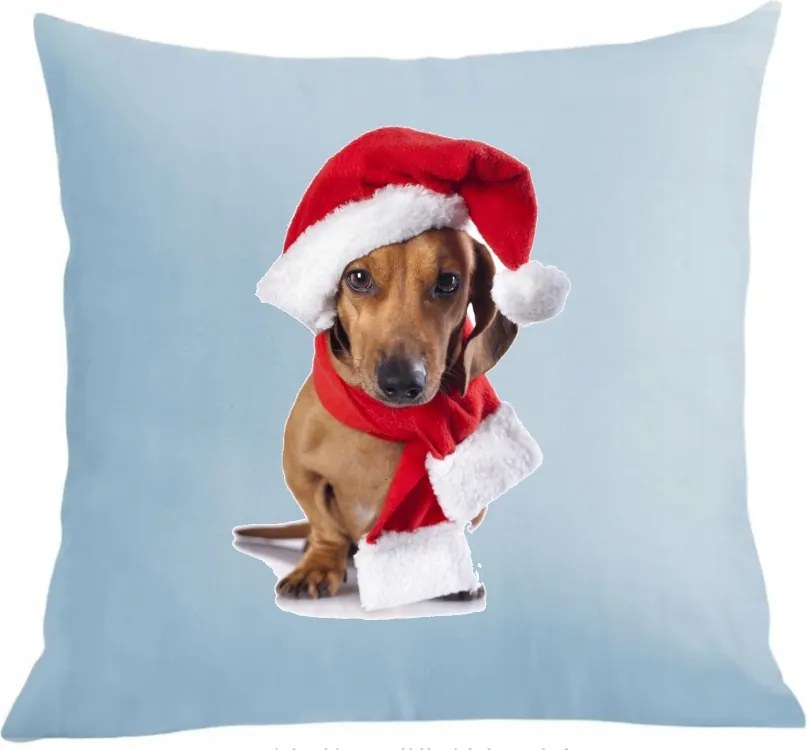 Párna párnahuzat Tacskó Karácsonyi ajándék