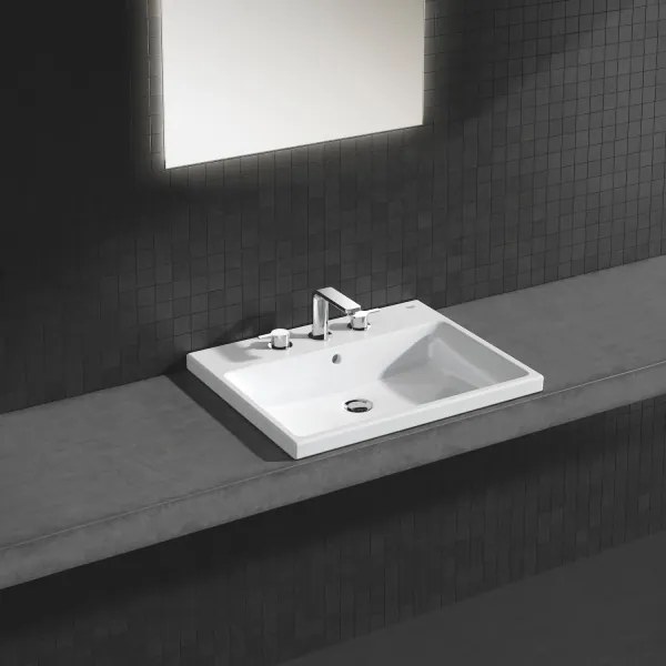 GROHE 3947900H - Mosdó CUBE CERAMIC 600 × 490 mm kerámia/fehér