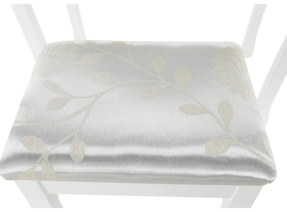 Dekoratív asztal székkel RODES NEW, fehér