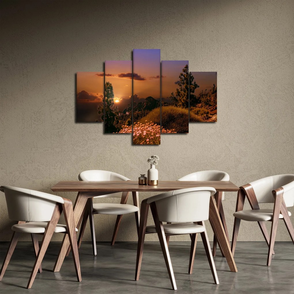Természet képe naplementekor (150x105 cm)