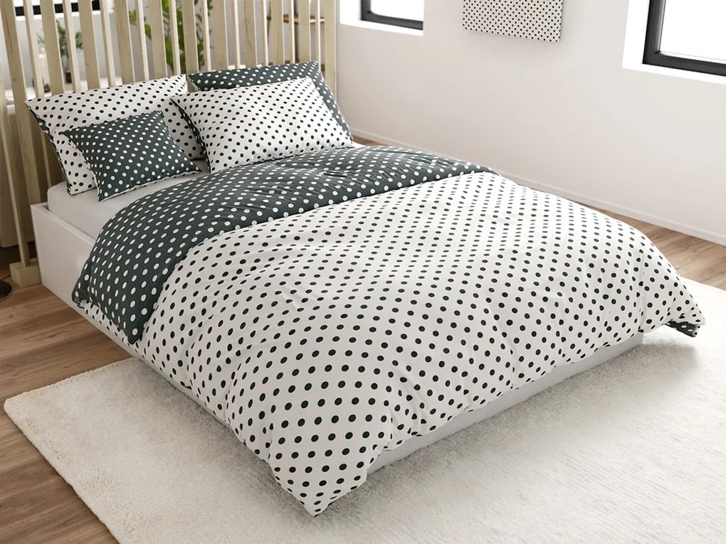 Colam fehér pamut ágyneműhuzat