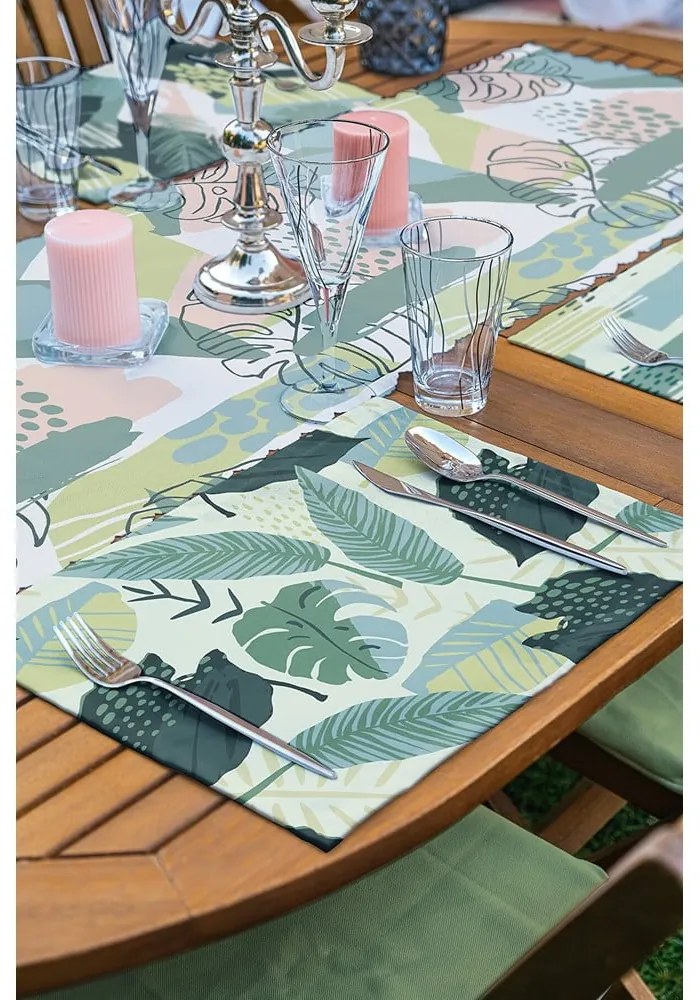 Tányéralátét és asztali futó szett 5 db-os – Mila Home