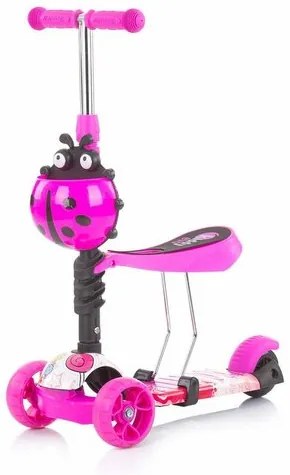 Chipolino robogó vezető rúddal Kiddy Evo 3in1 ,Lollipop