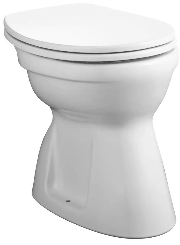 ALFÖLDI 4037 Bázis laposöblítésű alsó kifolyású WC, fehér (régi)