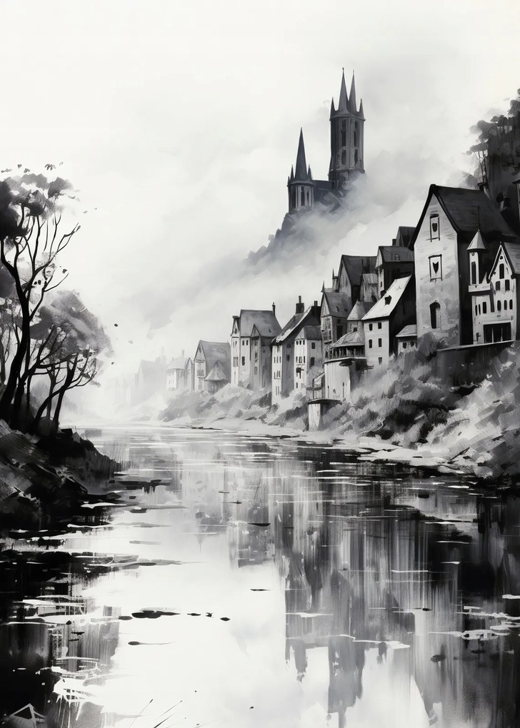 Poszter 25x35cm Ködös Reflex