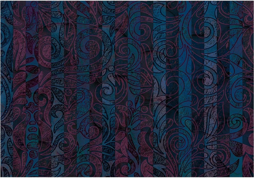 3D fotótapéta absztrakt gömbök virágok geometria 416 x 254