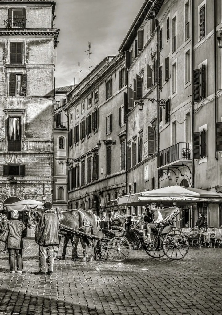 Poszter 21x29,7cm Utca Rómában, Assaf Frank