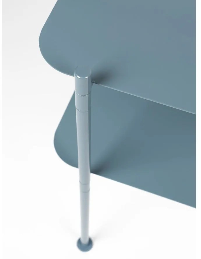 Világoskék fém polcos állvány 100x62 cm River – Zuiver