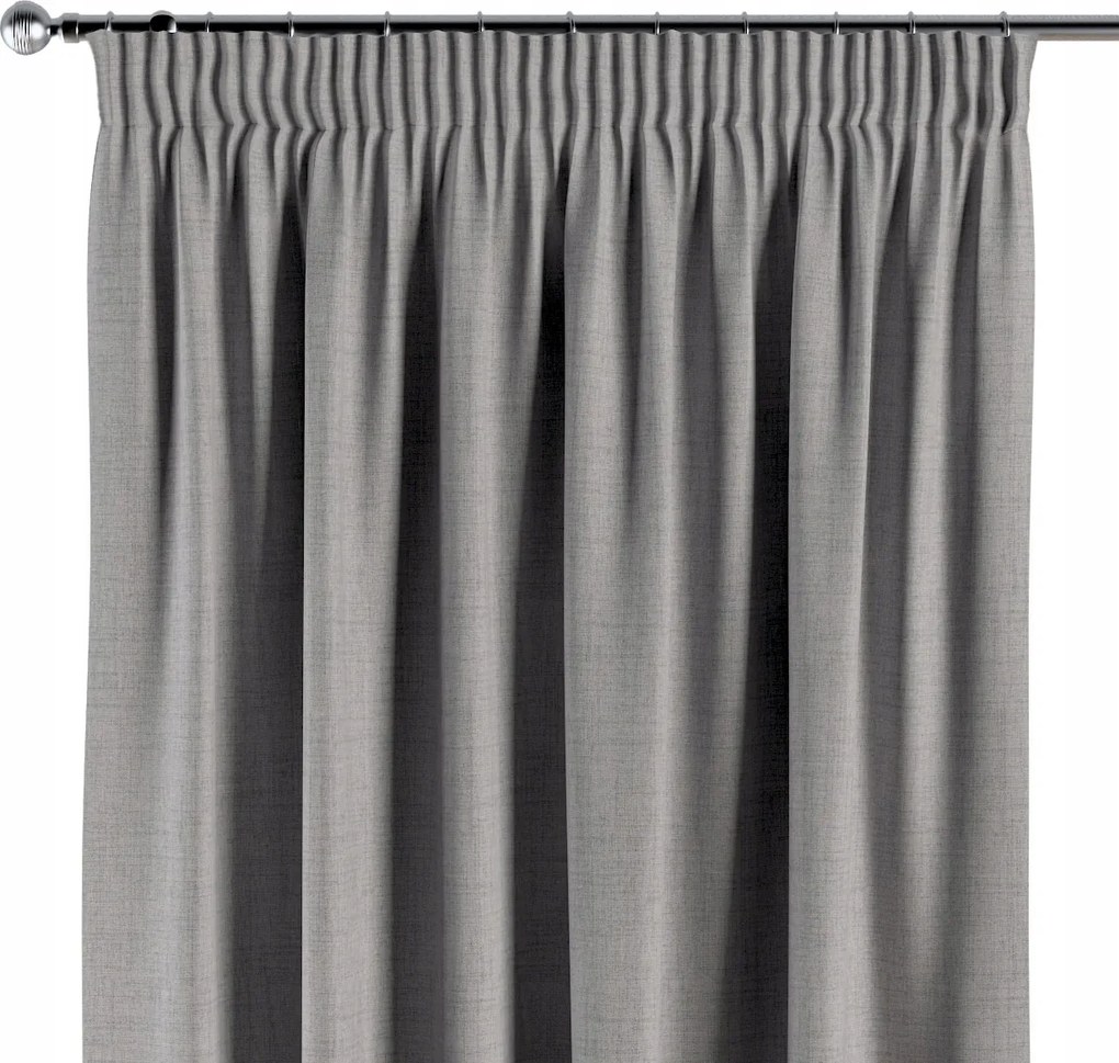 Függöny ráncoló szalaggal 1 db 140x260cm fekete