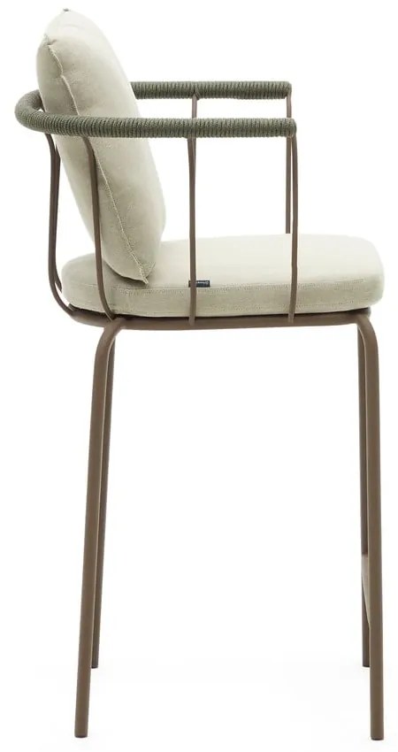 Világoszöld kerti bárszék Salguer – Kave Home