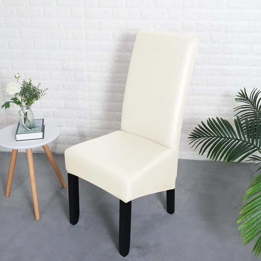 Magastámlás SzékHuzat (vízálló műbőr, törtfehér)