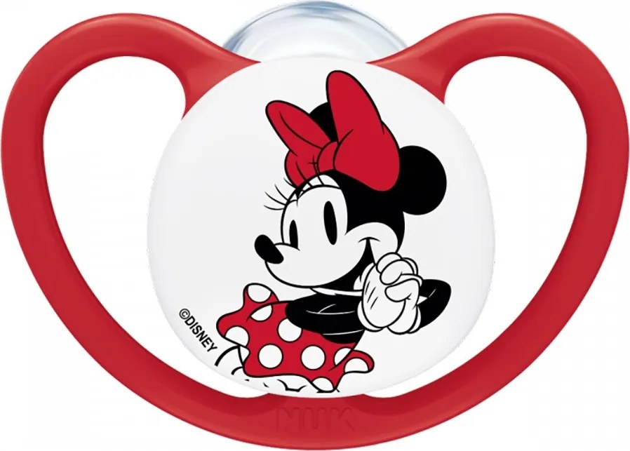 Baba cumi NUK Perfect Match Air Disney Mickey Mouse  0–6 hónapos red, vel. 0-6 h