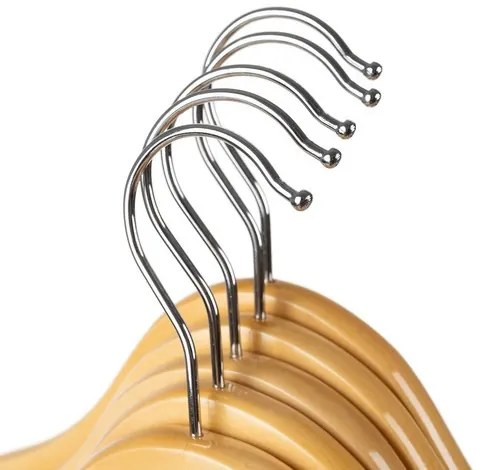 Ruhaakasztó 10db - fa Ruhhy 24492