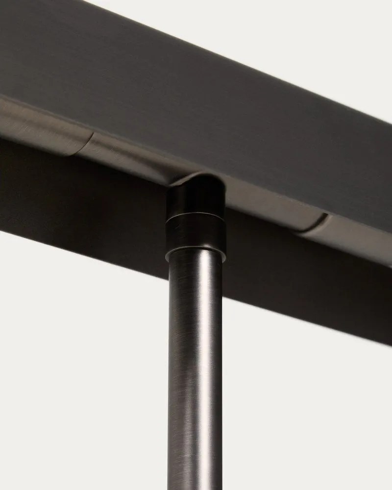 Fekete állólámpa (magasság 121 cm) Lynor – Kave Home