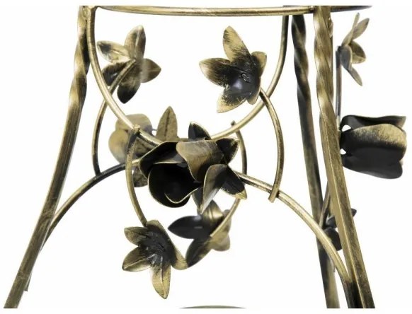 Virágállvány 72x28 cm arany