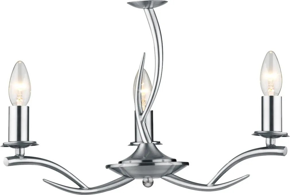Dar Lighting ELKA ELK0346 Plafonlámpa 3x60W/E14