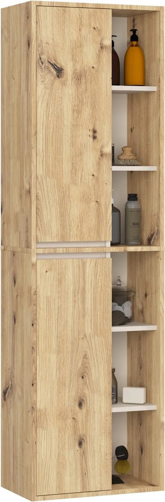 Függő Fürdőszoba Szekrény Vami W50 2D6P Artisan/ Kasmír Akd