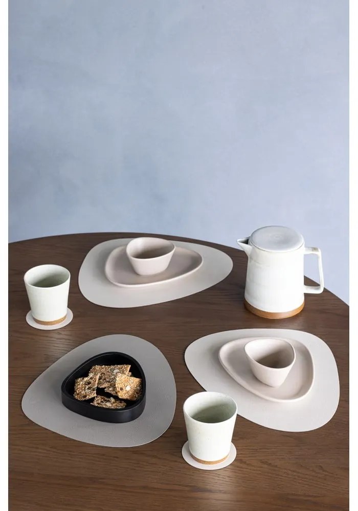 Barna dekoratív fa tárolódoboz 26x23x3 cm Curve L – LIND DNA