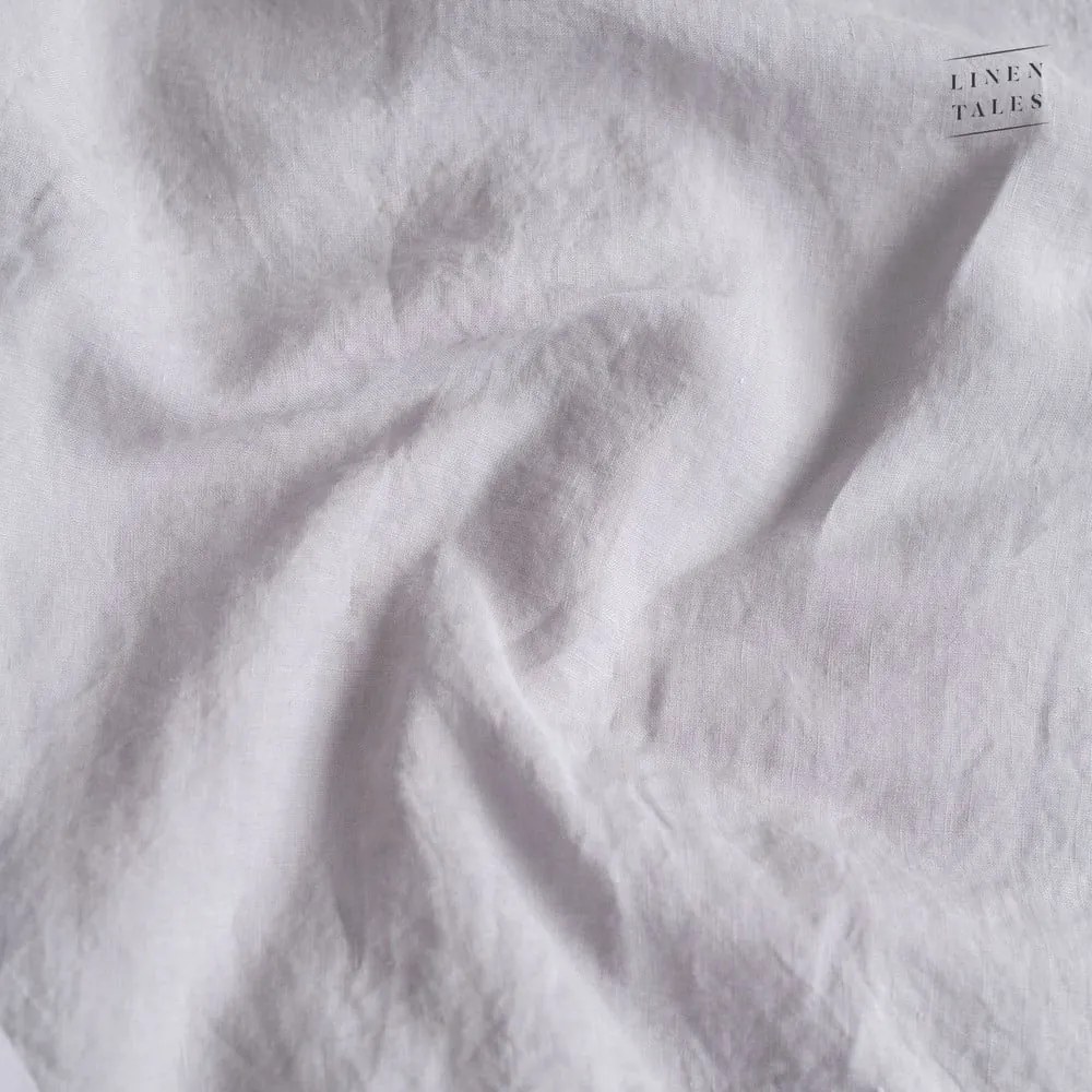 Világosszürke egyszemélyes len ágyneműhuzat 140x200 cm Light Grey – Linen Tales