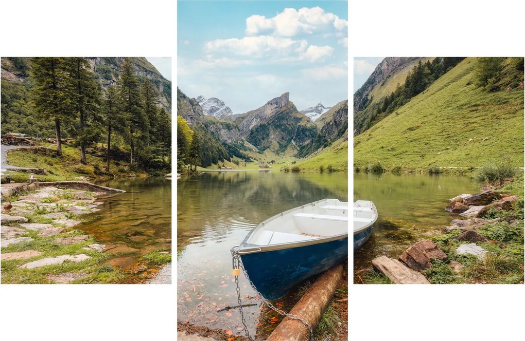 Kép - Seealpsee, svájci tó (90x60 cm)
