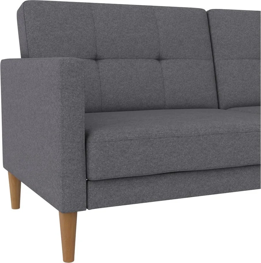 Szürke kinyitható kanapé 82 cm Lilly – Støraa