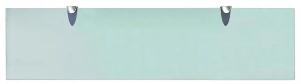 2 db lebegő üvegpolc 80 x 20 cm 8 mm