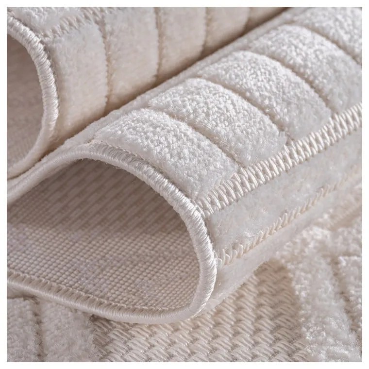 Krémszínű kültéri-beltéri futószőnyeg 80x150 cm Doha 1652 Cream – Ayyildiz Carpets