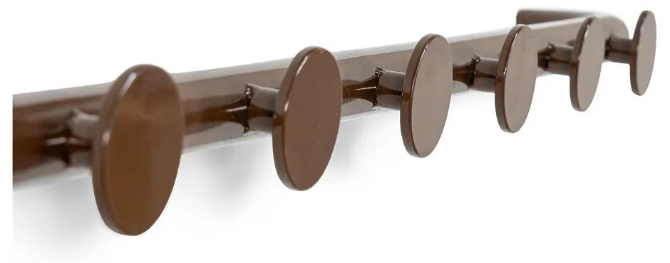 Sötétbarna fém fali fogas 75 cm Retro – Spinder Design