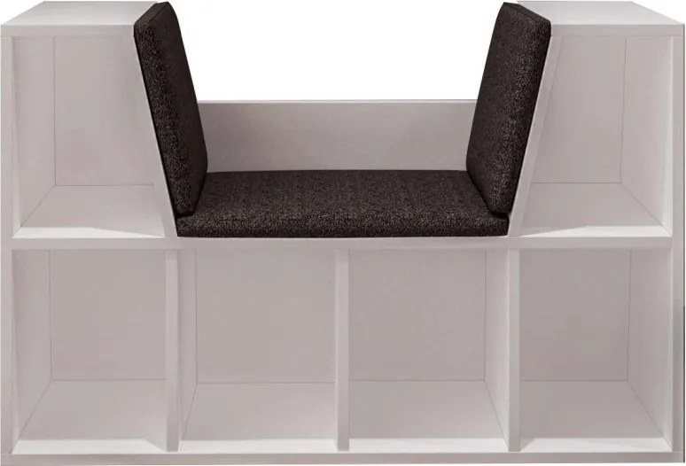 Livora könyvespolc, fehér, 103 cm