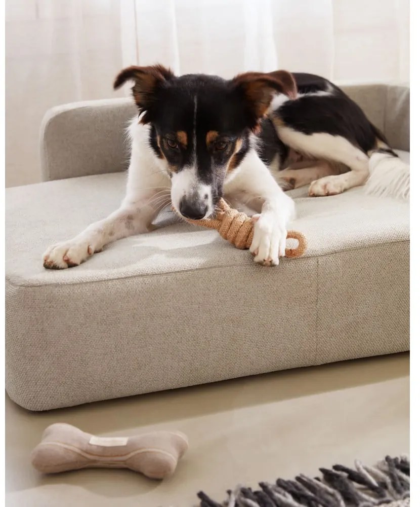 Bézs kutyafekhely 96x70 cm Bowie - Kave Home